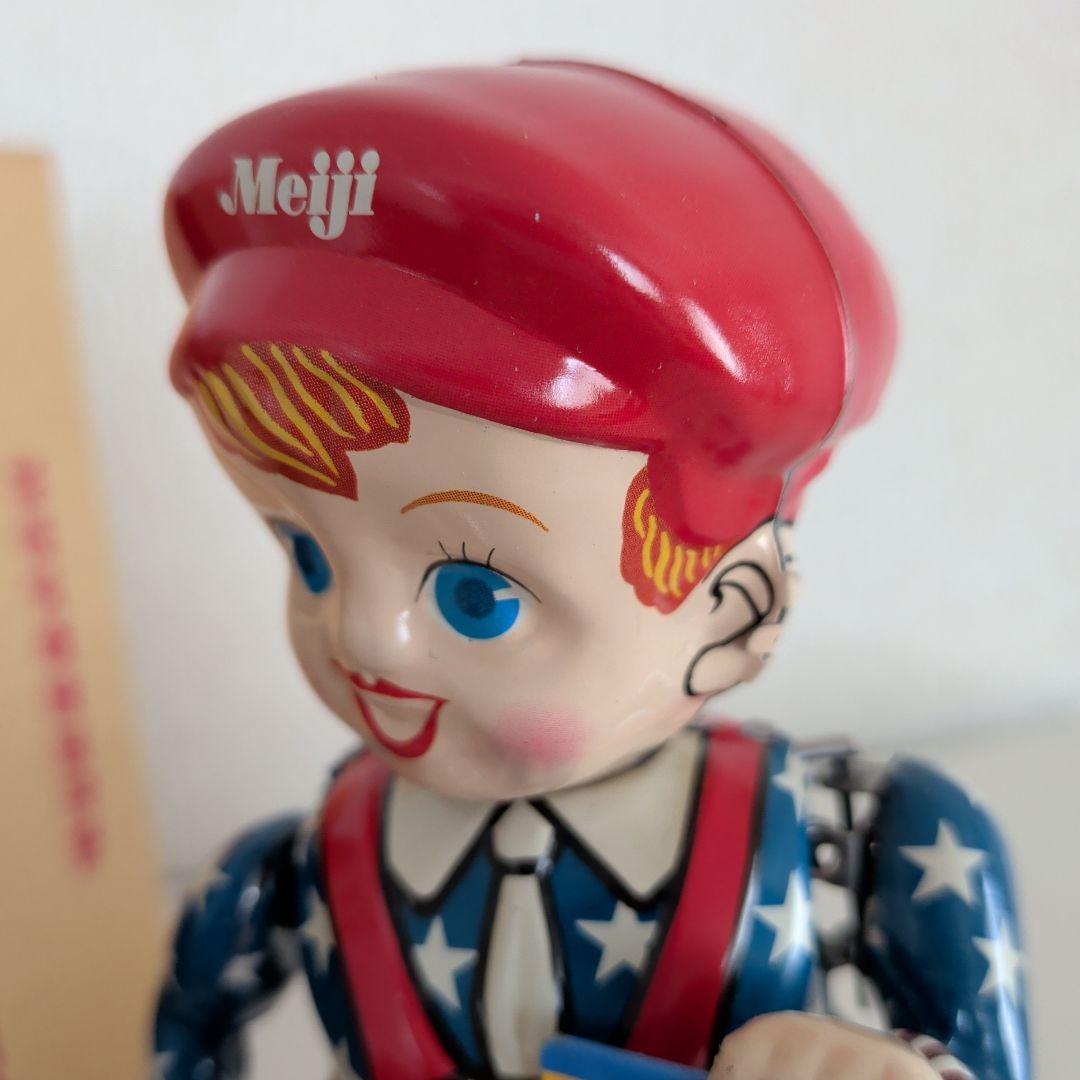 北原照久　ニュースボーイ　ブリキのおもちゃ　明治製菓懸賞　箱付新品