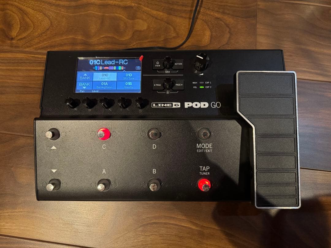 LINE 6 POD GO ポータブルギタープロセッサー