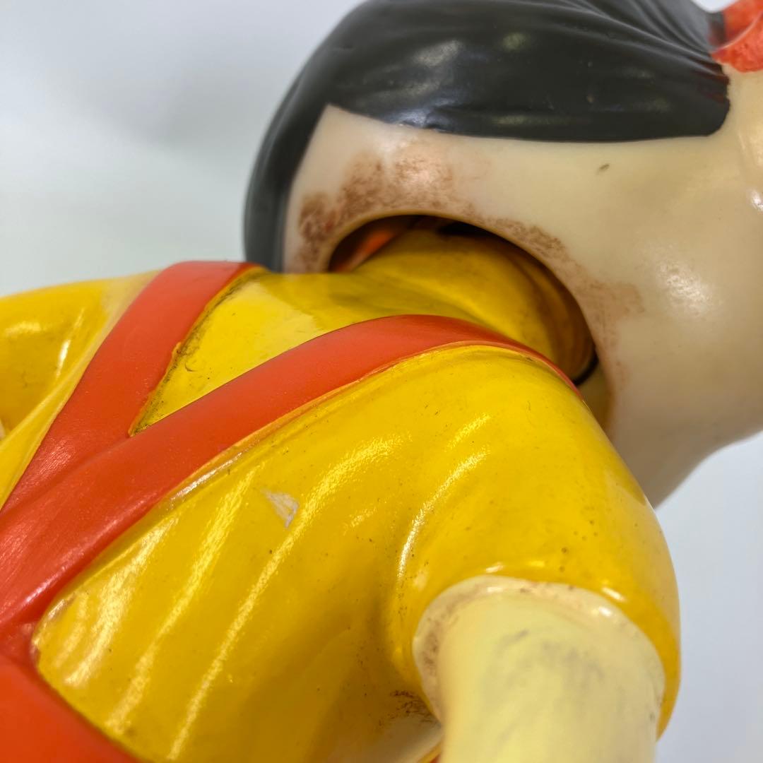 【昭和レトロ・希少レア】 ペコちゃん 当時物 ソフビ フィギュア