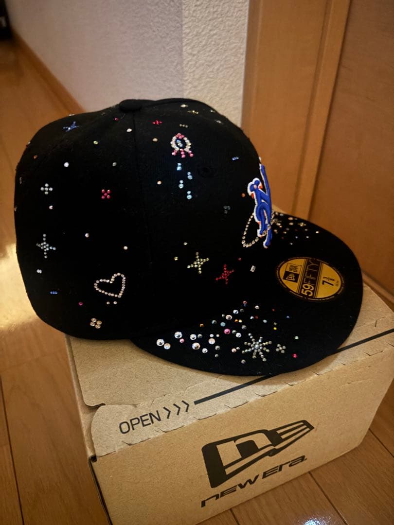 New Era メッツスワロフスキーキャップ
