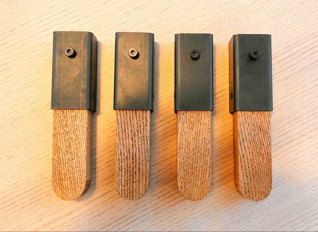 ラスト1点 ブラックデザイン ハレテーブル 日和 延長脚 改良品