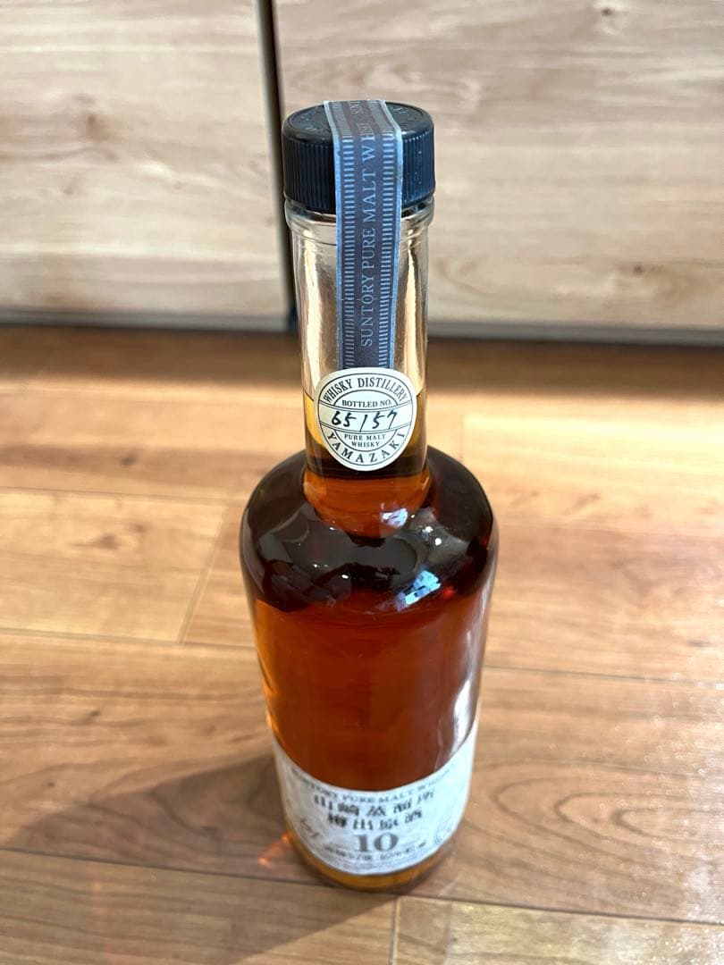 山崎蒸留所　樽出原酒10年　新品