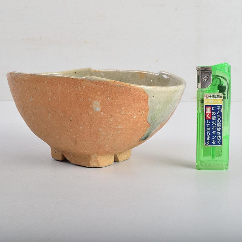 茶道具　須田祥豊造　信楽写　花橘茶碗　五客　共布共箱　V　R9366B