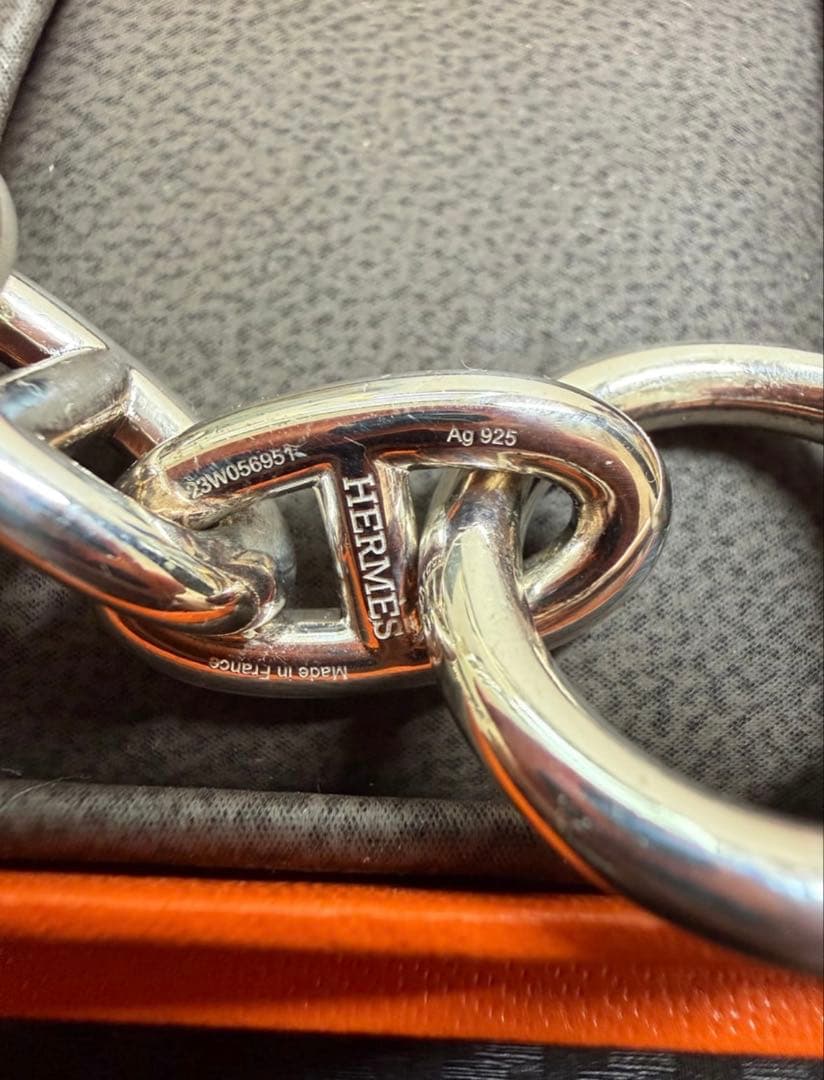 好*き様 エルメス　HERMES シェーヌダンクル　GM 13コマ 艶あり　鑑定