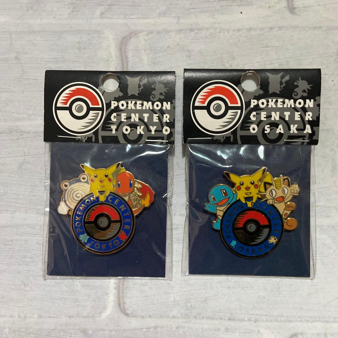 ポケモンセンター限定　初期　TOKYO OSAKA ロゴピンズ　未開封