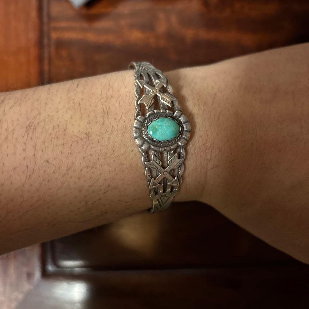 シルバー バングル　フレッドハービースタイル　ヴィンテージ　navajo