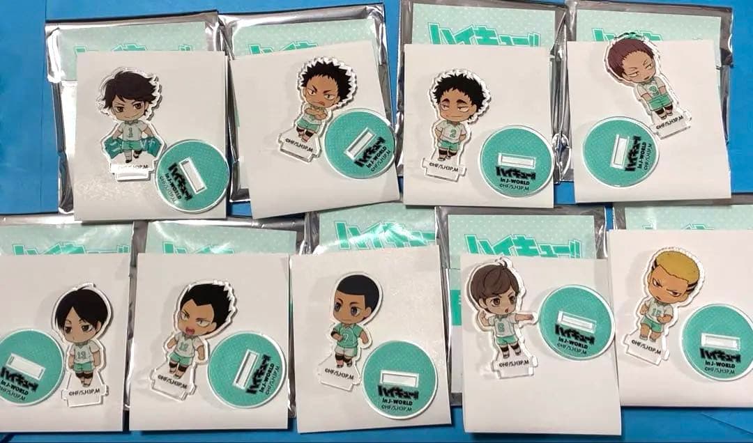 ハイキュー J-World 青葉城西フェス ミニアクリルスタンド コンプセット