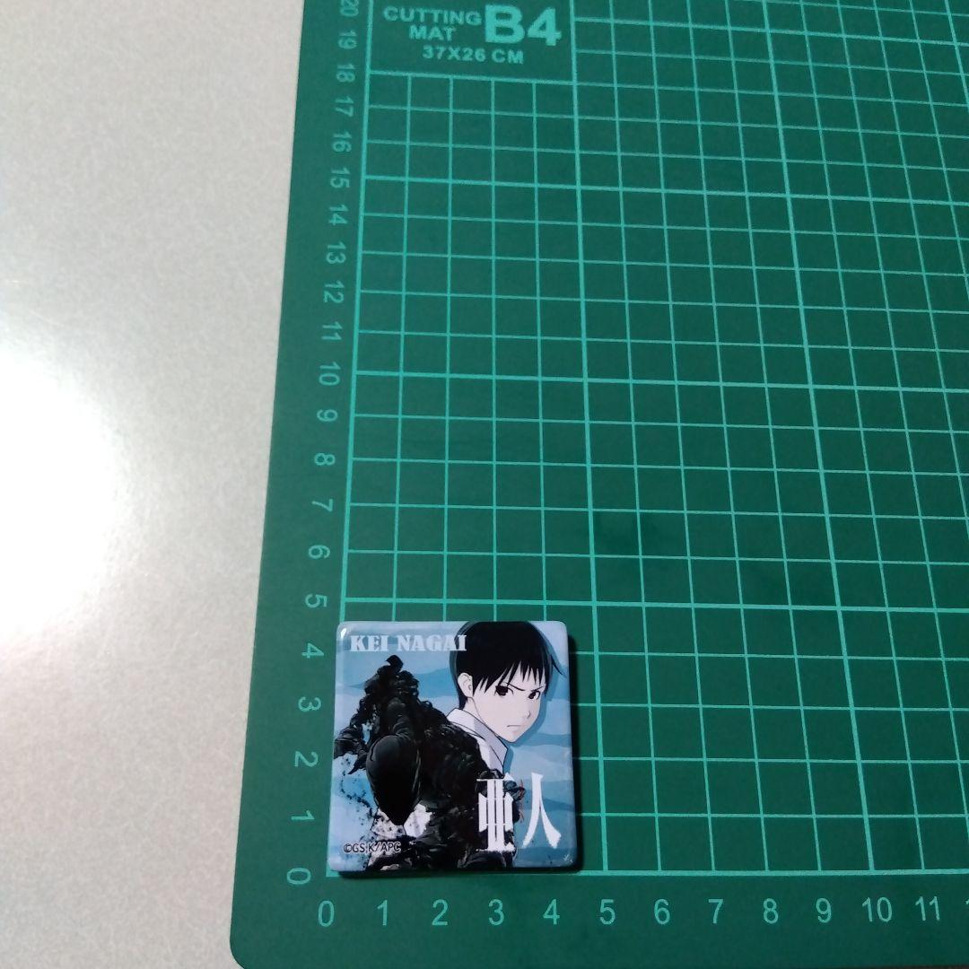 【亜人】永井圭 スクエア缶バッジ