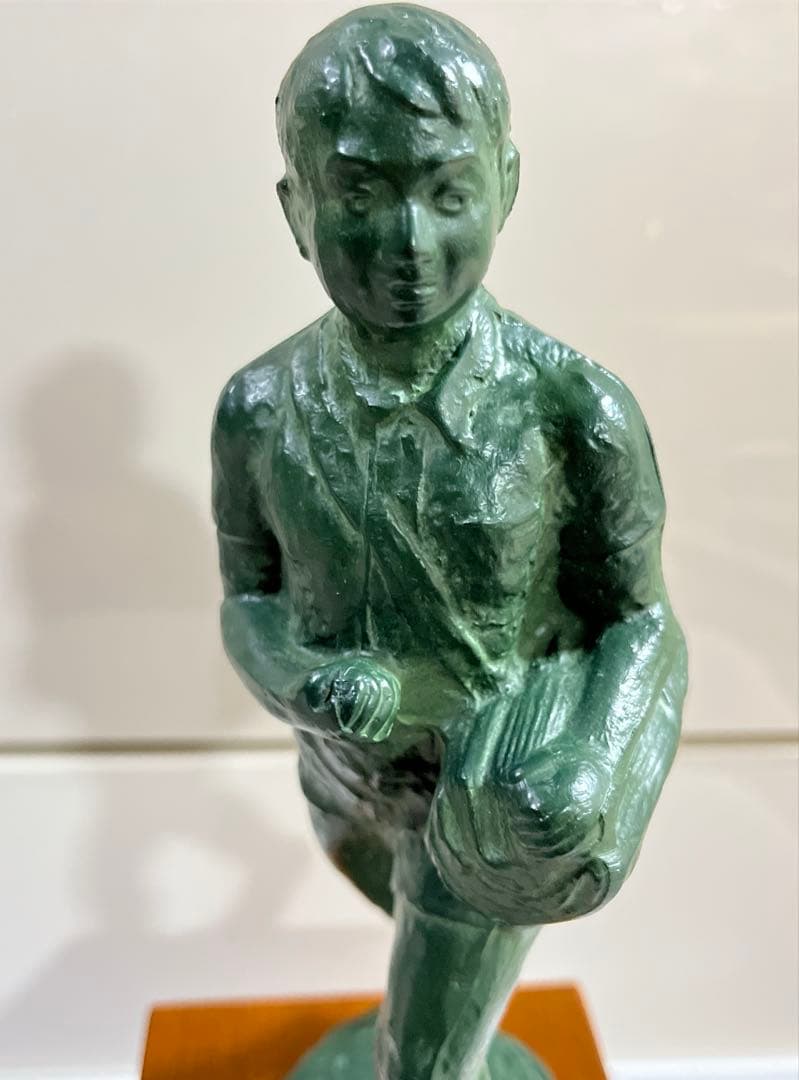 【非売品】創価学会 聖教新聞社 記念品 広布使者乃像 無冠の友 貴重品 レア