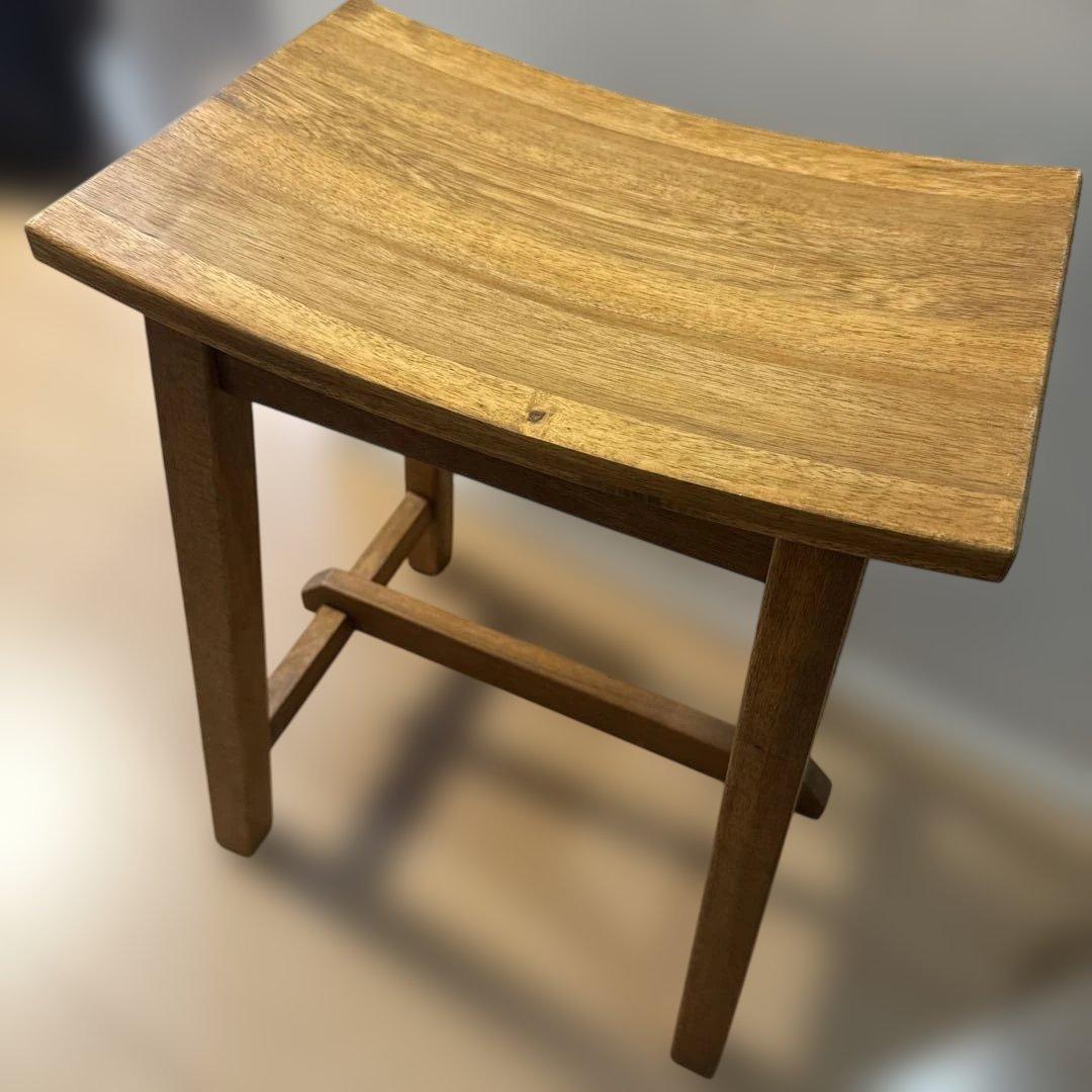 KANADEMONO Natural - Lovely　スツール　マホガニー材