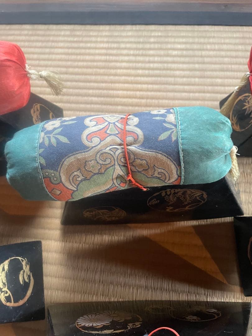 漆　枕台8点　枕箱　セット　骨董品　華やかな蒔絵