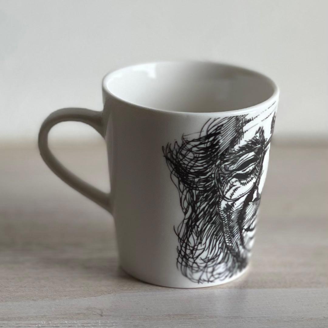 未使用品 非売品 ラーメンズ マグカップ 片桐仁 画伯 変な絵