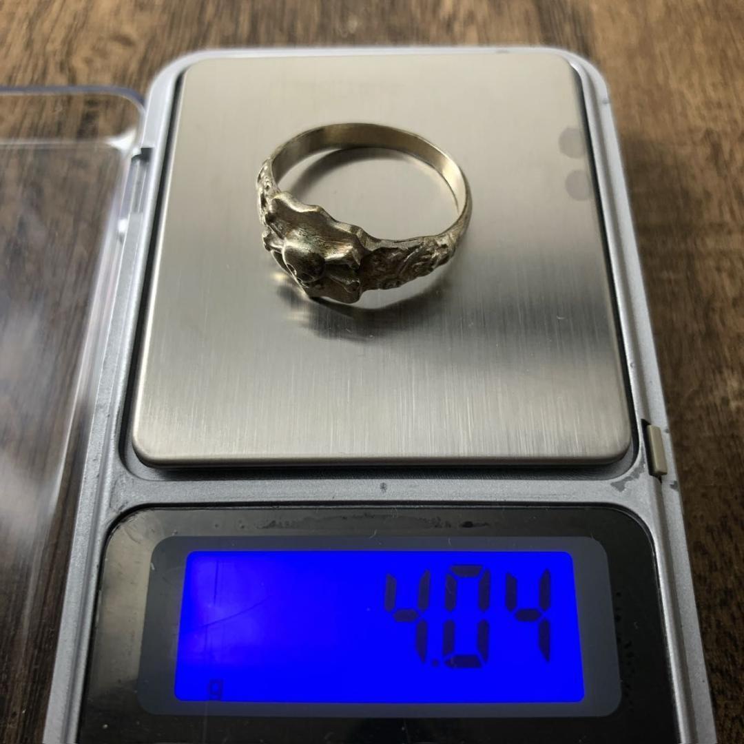 スカルボーンズ ヴィンテージ シルバー ミリタリーリング 24号 指輪 1