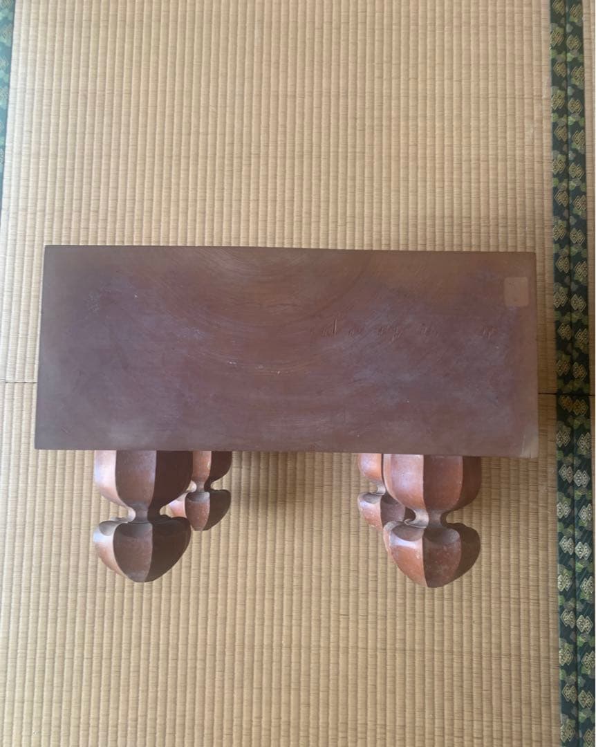 囲碁　碁盤60号碁石セット　天然木　足付き　へそ　碁石　蛤