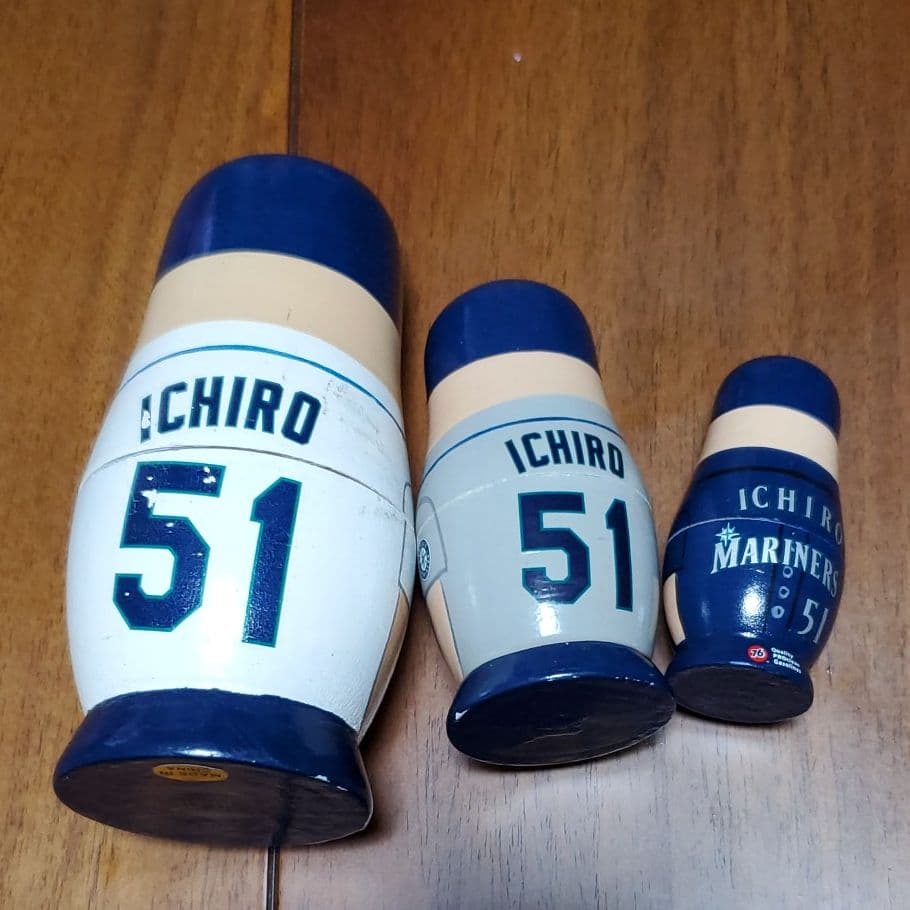 イチロー　マトリョーシカ　マリナーズ　メジャーリーグ　野球