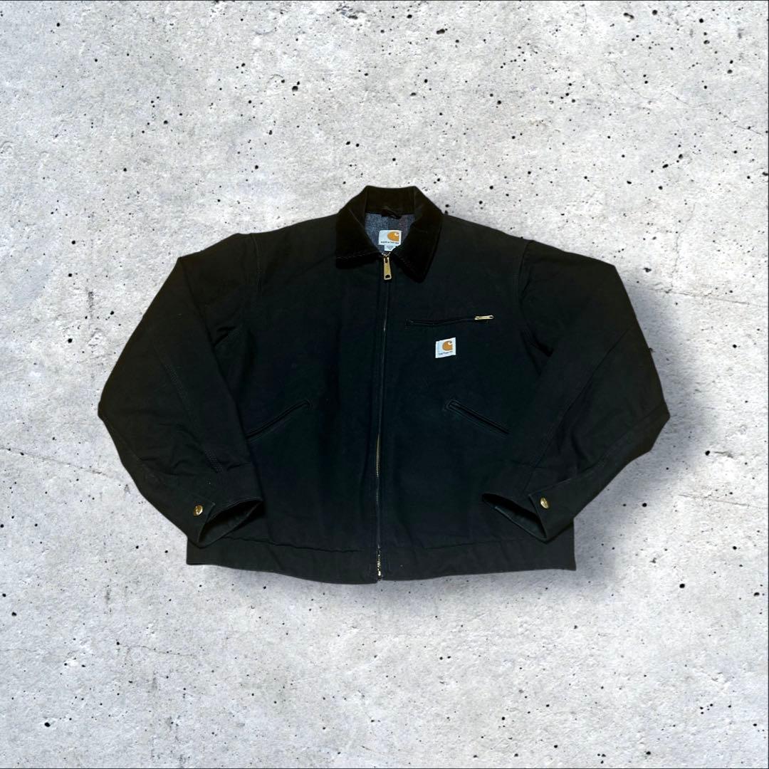 【美品】carhartt デトロイトジャケット　J001 BLK ブラック