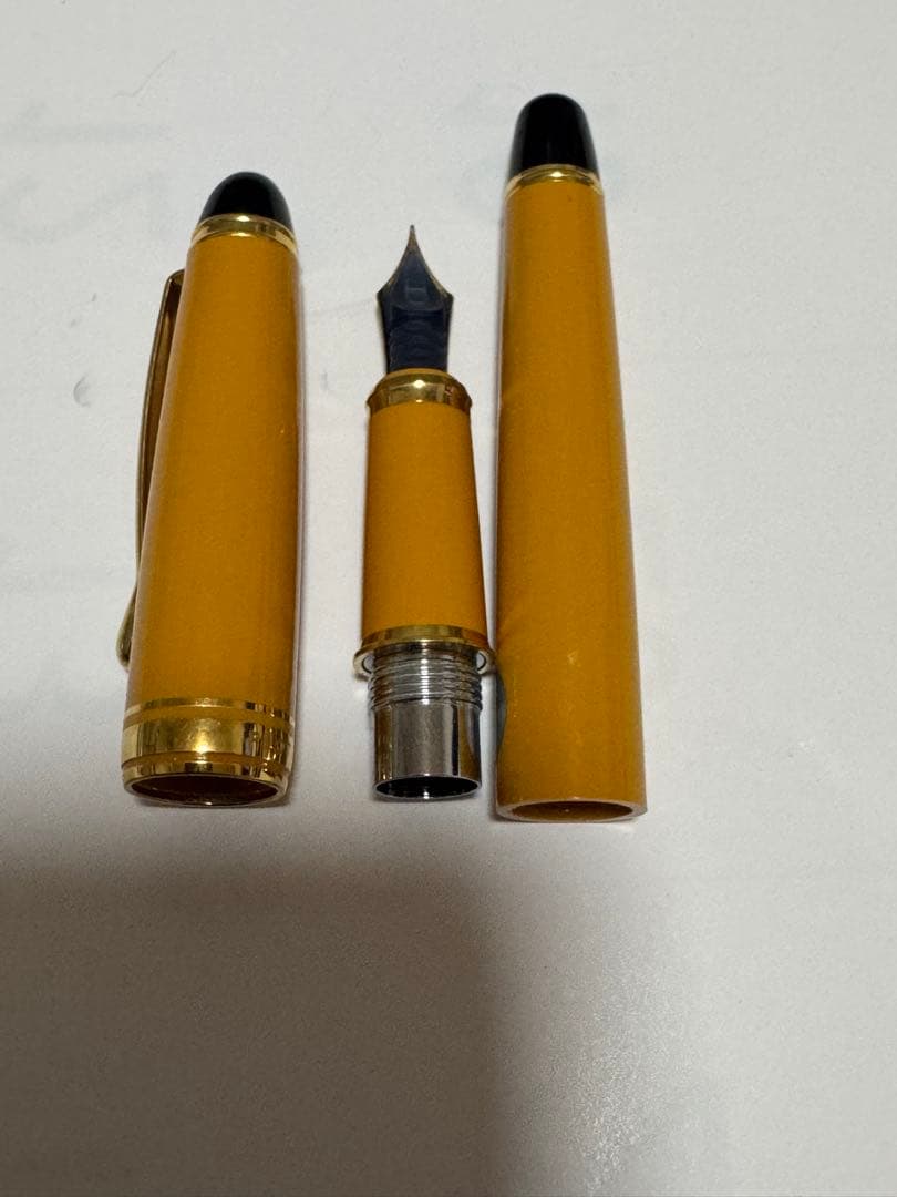 PILOT 14Kゴールド 万年筆 イエロー