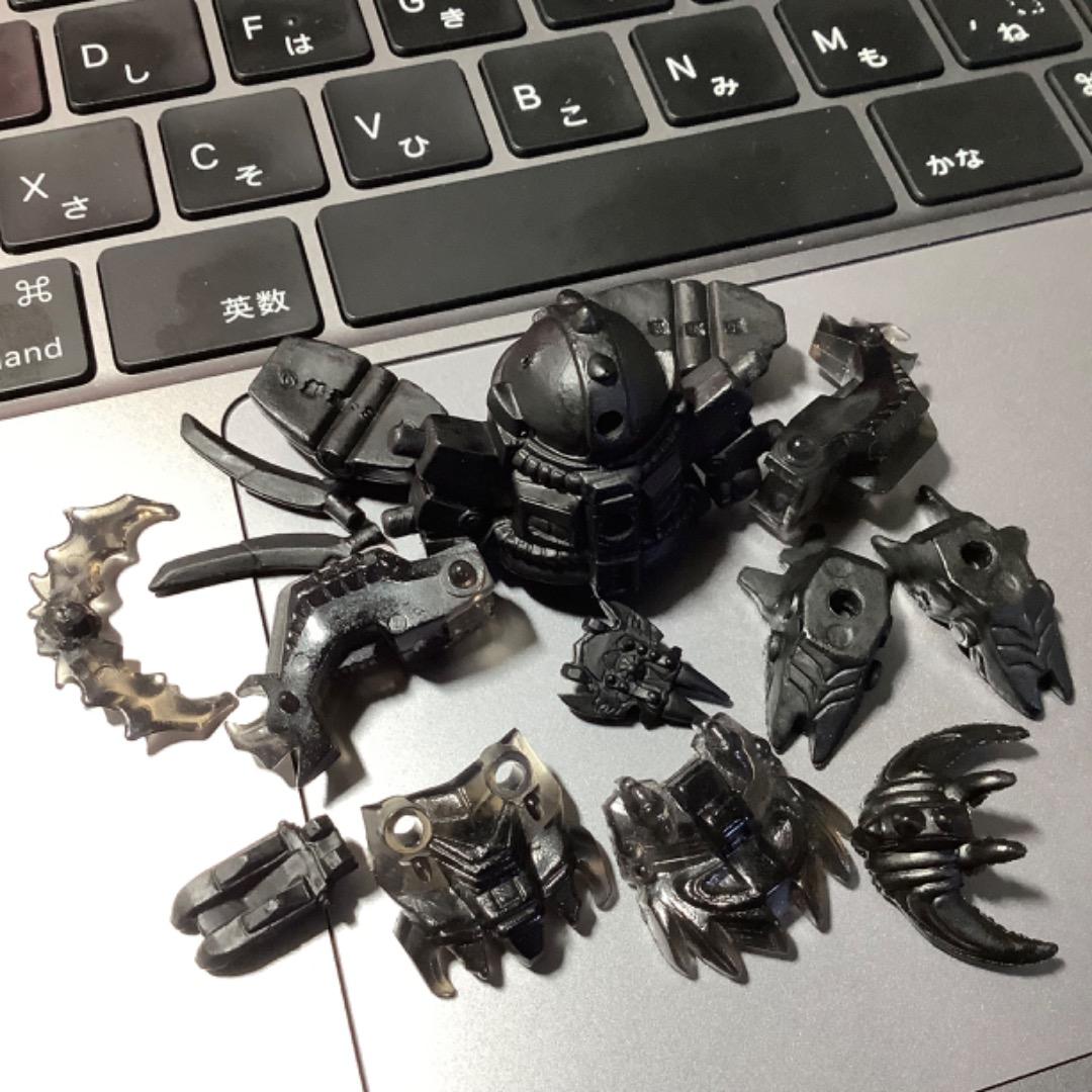 ガン消し　復活闇将軍　殺駆頭　限定プラパーツ　闇の欠片　ブラック