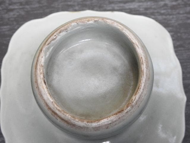 青磁盃台　2個　MA310