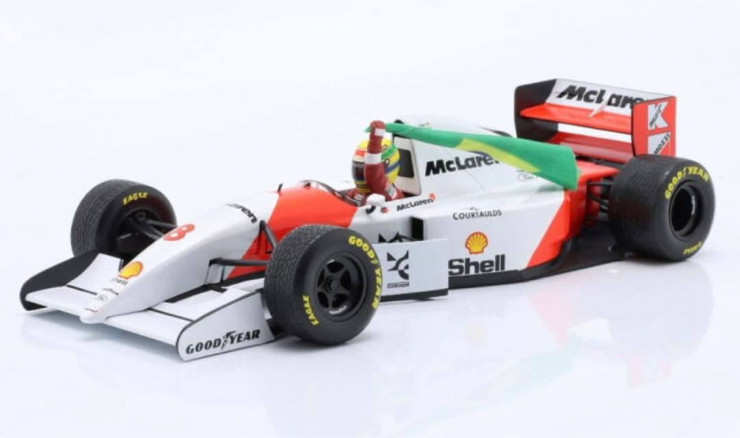 ミニチャンプス マクラーレン フォード MP4/8 A.セナ ヨーロッパGP