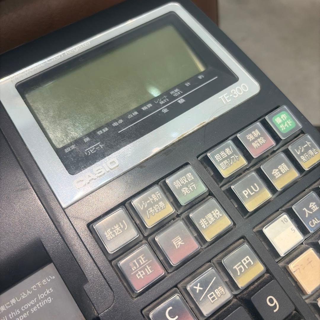 CASIO IF-300 レジスター　新品のロールペーパー四巻付き