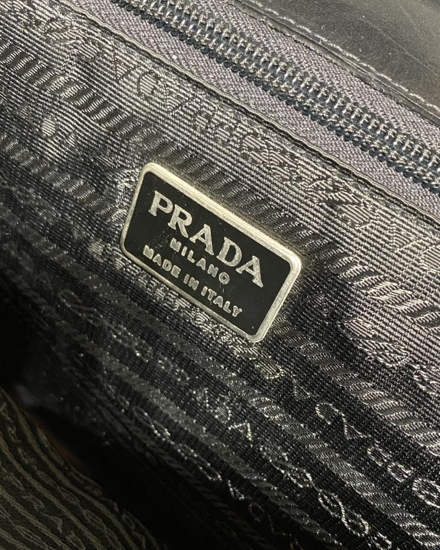 PRADA ビジネスバッグ ブリーフケース オールレザー　黒