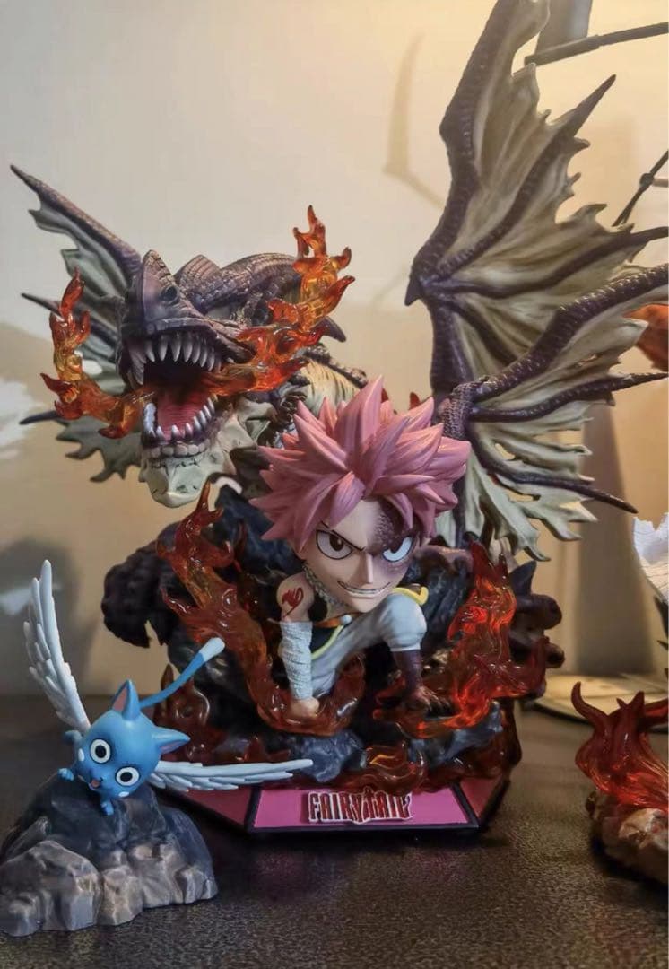 FAIRY TAILフェアリーテイル ナツ ガレージキット ガレキ スタチュー②