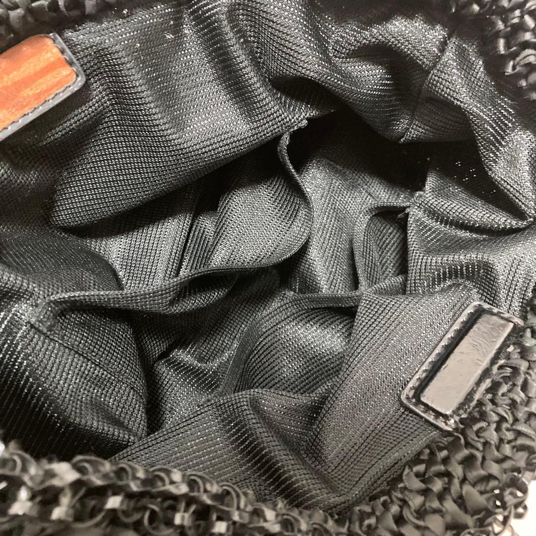 【美品】アンテプリマ　ワイヤーバッグ　トート　黒　手提げ　肩掛け　パーティー