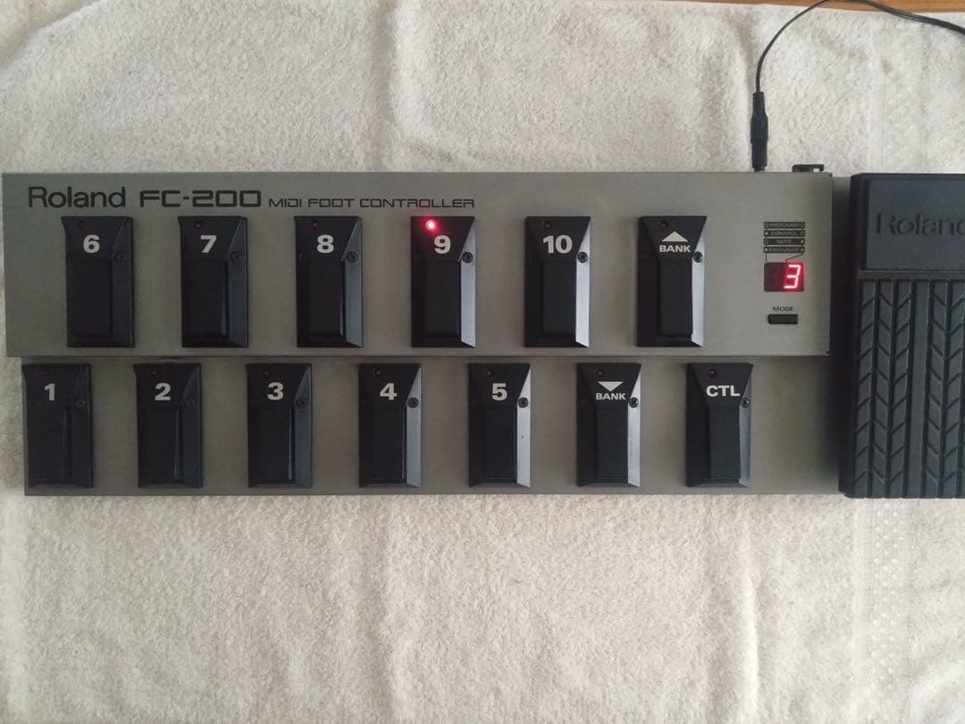 動作確認済 Roland FC-200 MIDI フットコントローラーおまけ付き