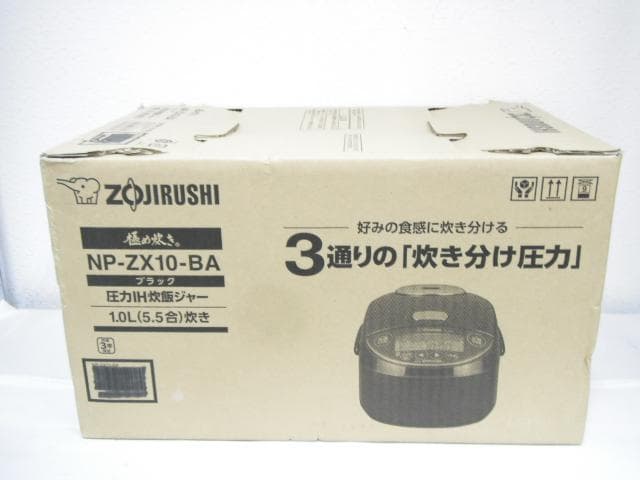 未使用品 象印 極め炊き 圧力IH炊飯ジャー 1.0L NP-ZX10-BA