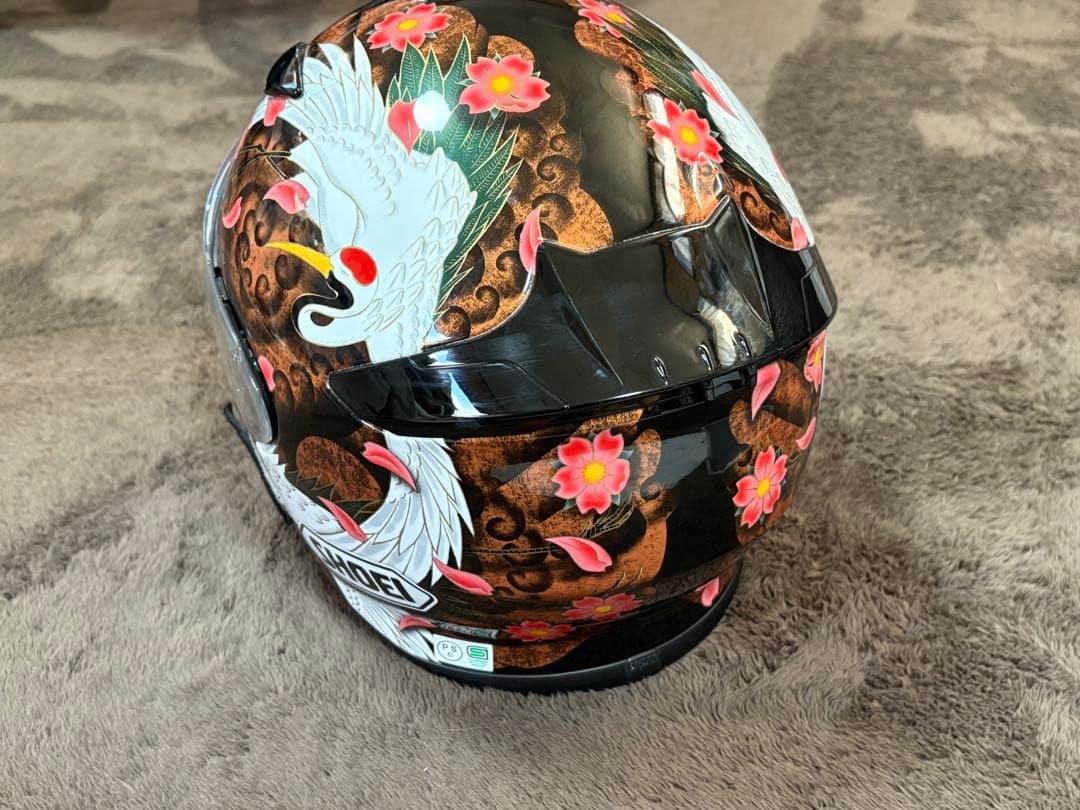 SHOEI Z-7 フルフェイス　ヘルメット　白鳥/桜　Sサイズ/55