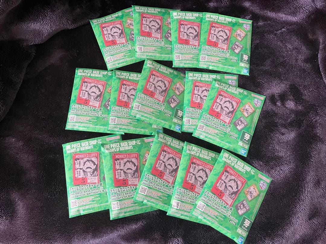 ONEPIECE BASE SHOP くじ アクリルブロック 未開封14個