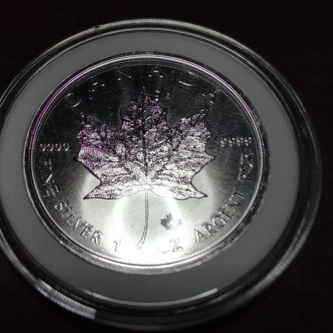 カナダ 5ドル 銀貨 エリザベス2世 2019年 銀貨