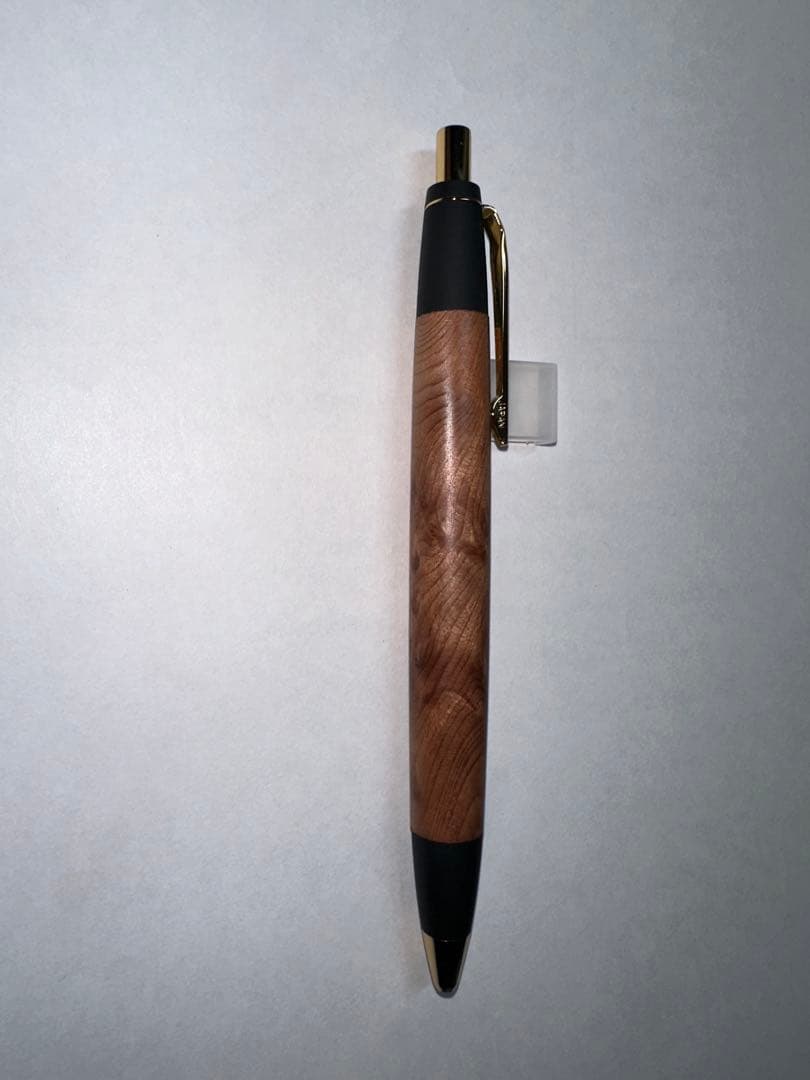 野原工芸　セコイア瘤杢　限定樹種　スタンダードボールペン（ゴールド金具）　正規品