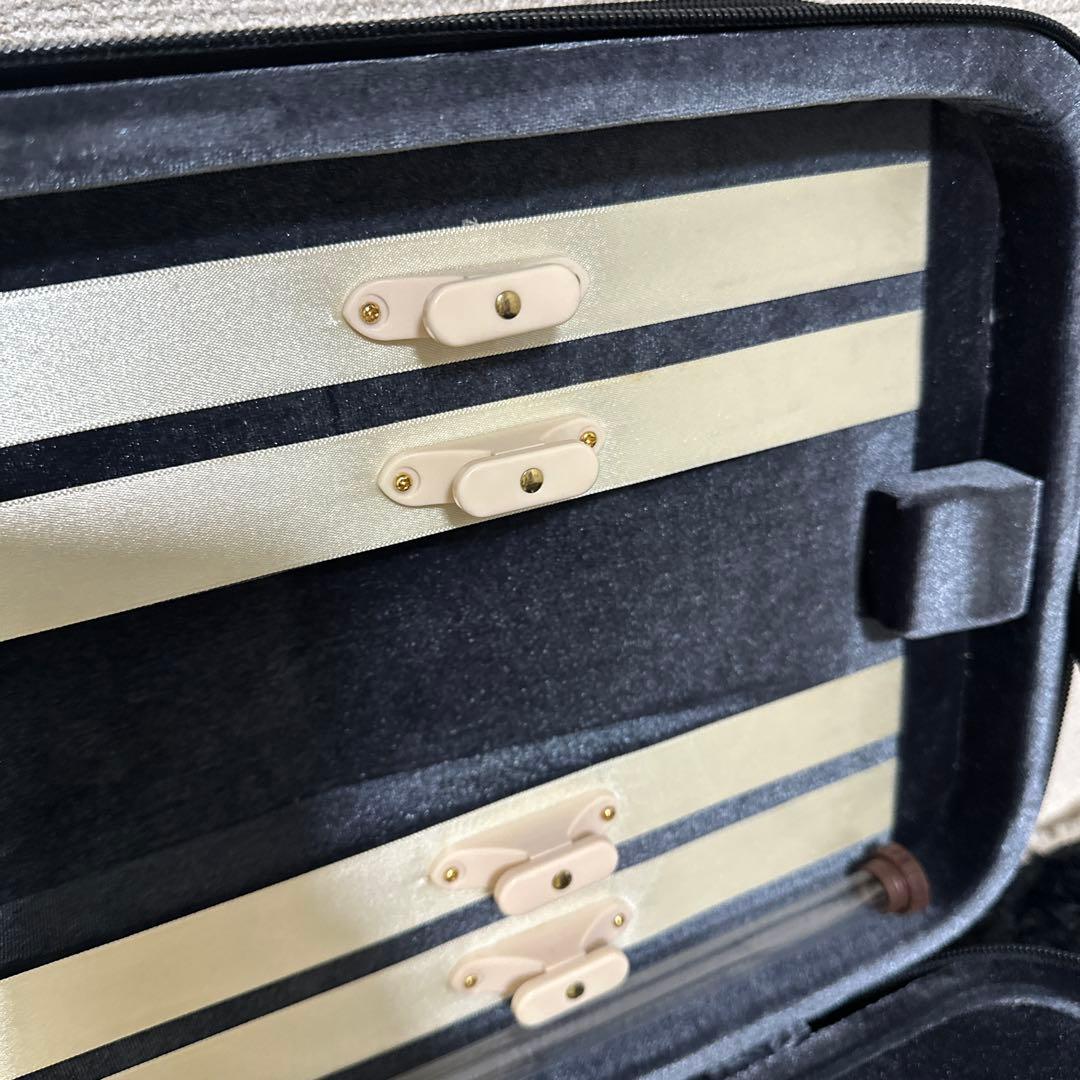 Lang バイオリンケース 4/4サイズ 弦楽器 ハードケース 金具 湿度計