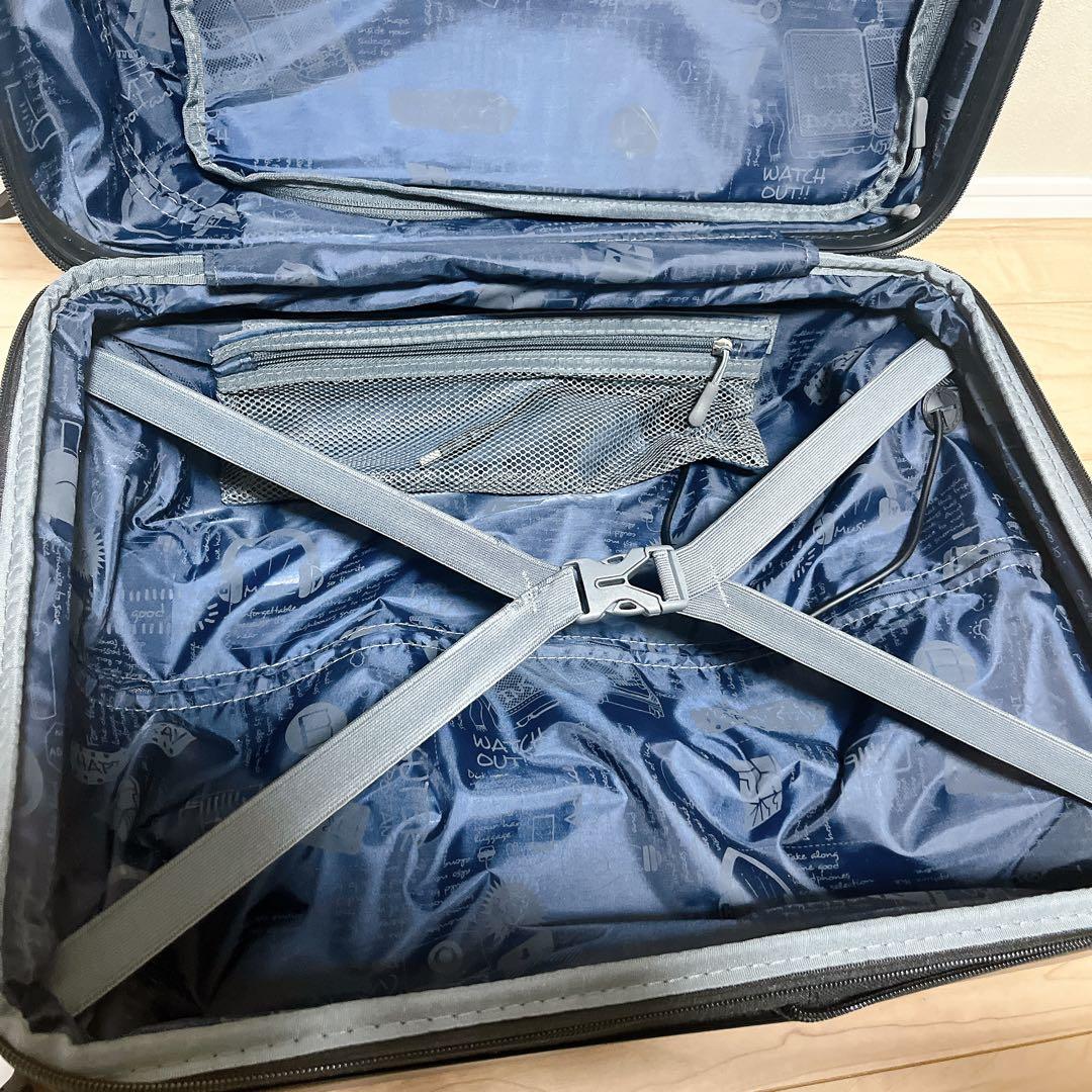 【静音】FREQUENTER Malie キャリーケース 34L グレー