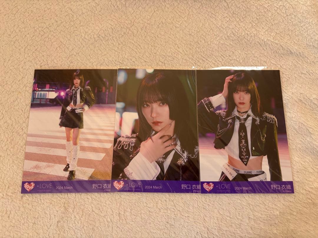 イコラブ 野口衣織 生写真 呪って呪って MV衣装