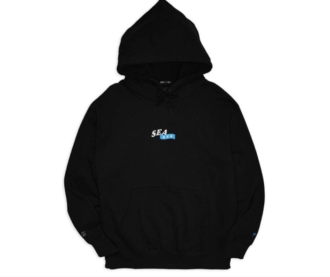 希少Lサイズ WINDANDSEA GODSELECTIONコラボパーカー