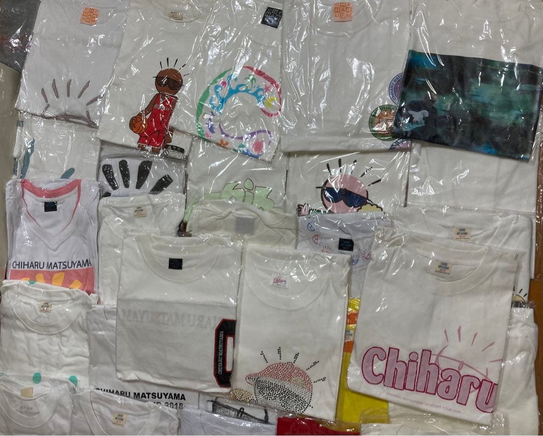 松山千春 コンサート Tシャツ 約２０年間分 ５５枚 すべて新品 未使用品