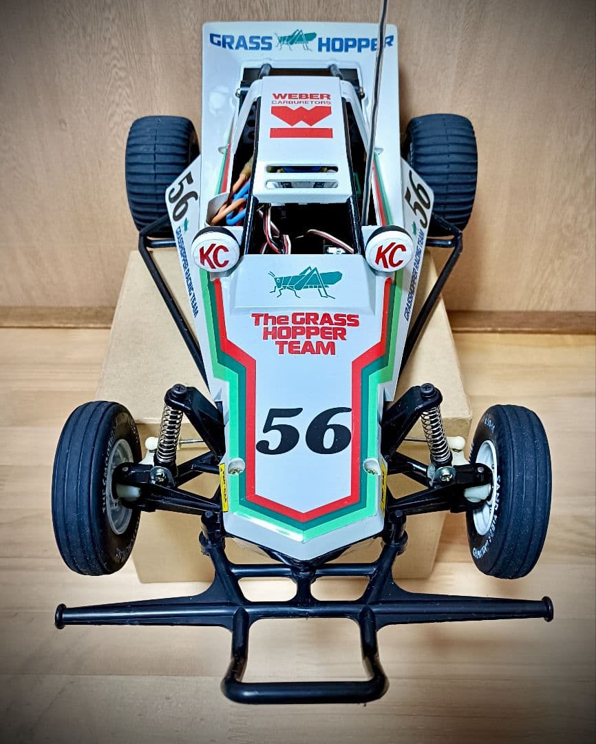 タミヤ グラスホッパー 1/10 RCカー 当時物(小鹿) プロポ付き