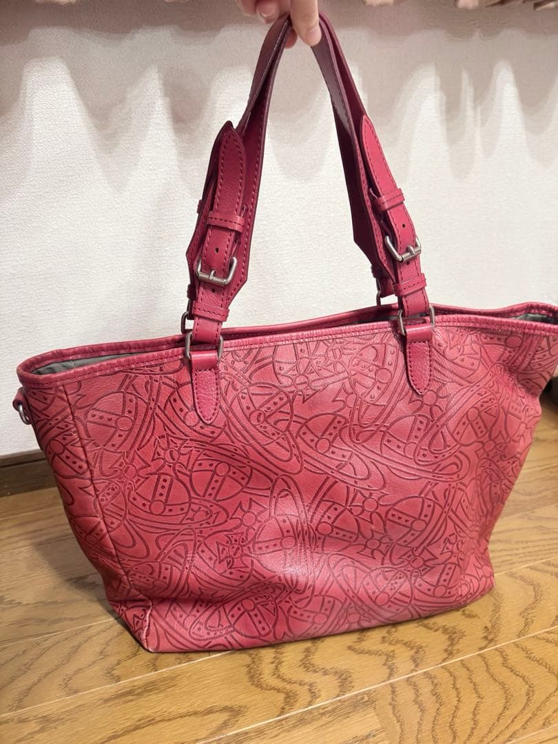 VivienneWestwood オーブ 型押し トートバッグ ヴィンテージ