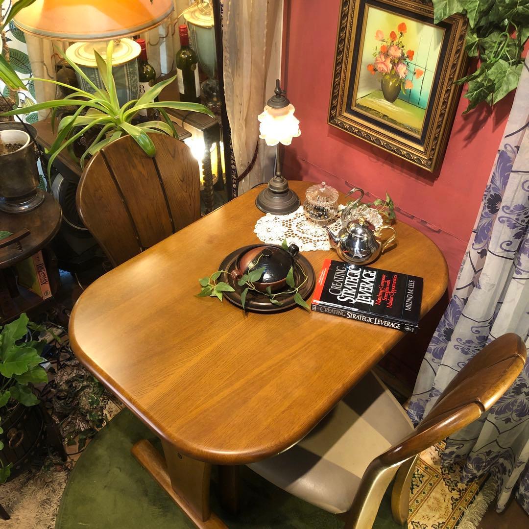 SHIN 　皇室御用達　浜本工芸 コンパクト　ナラ無垢ダイニング　テーブル