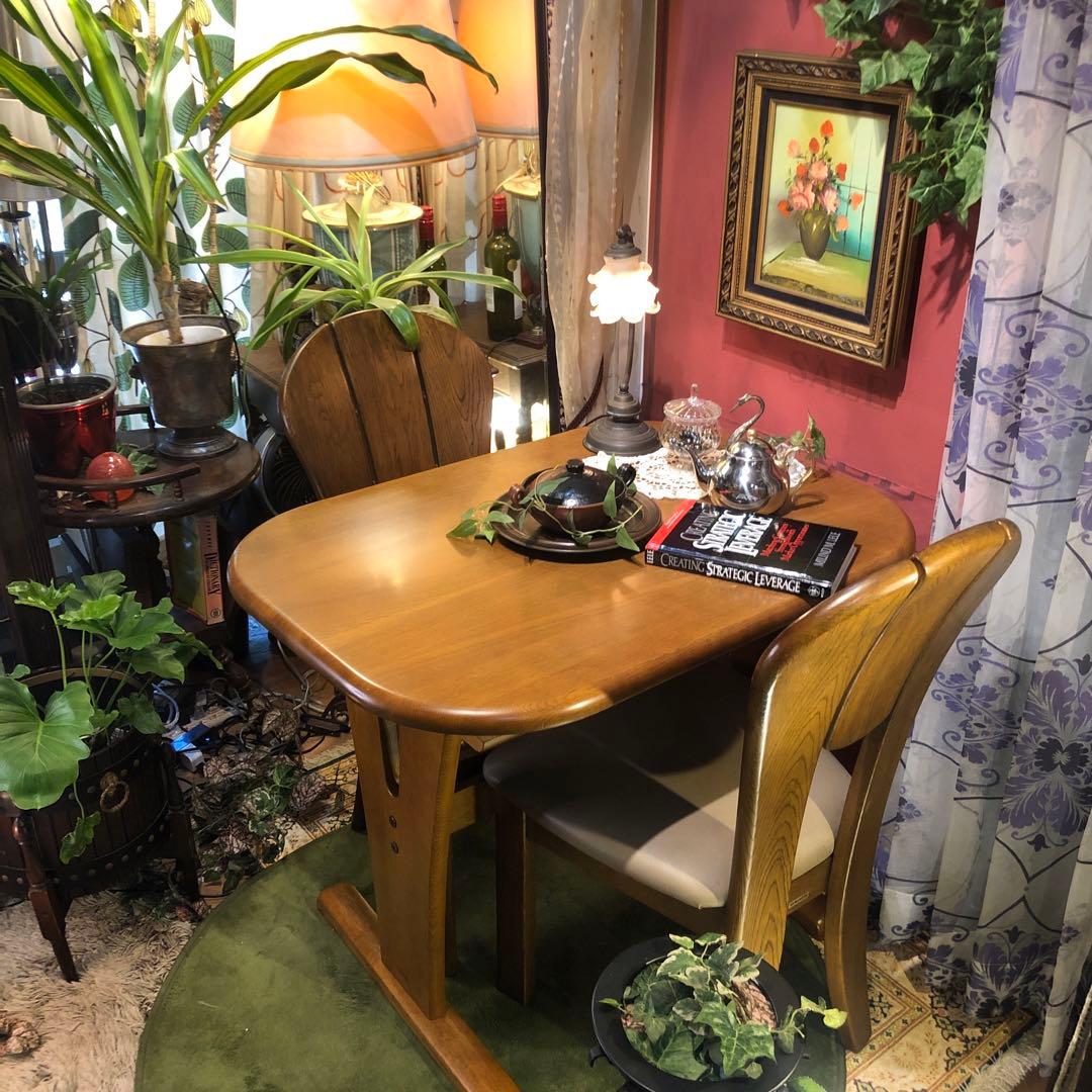 SHIN 　皇室御用達　浜本工芸 コンパクト　ナラ無垢ダイニング　テーブル