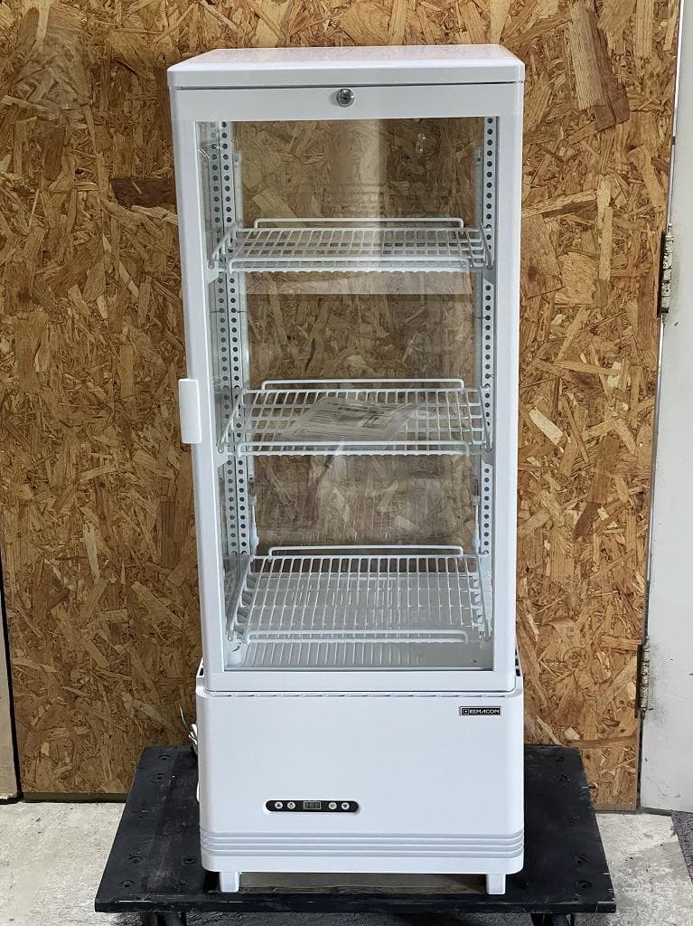 【美品】レマコム　4面ガラス冷蔵ショーケース　R4G-1055SLW