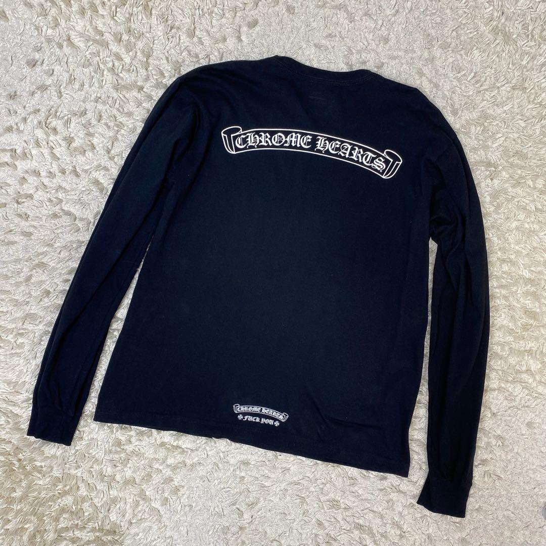クロムハーツ　長袖Tシャツ　ブラック　L