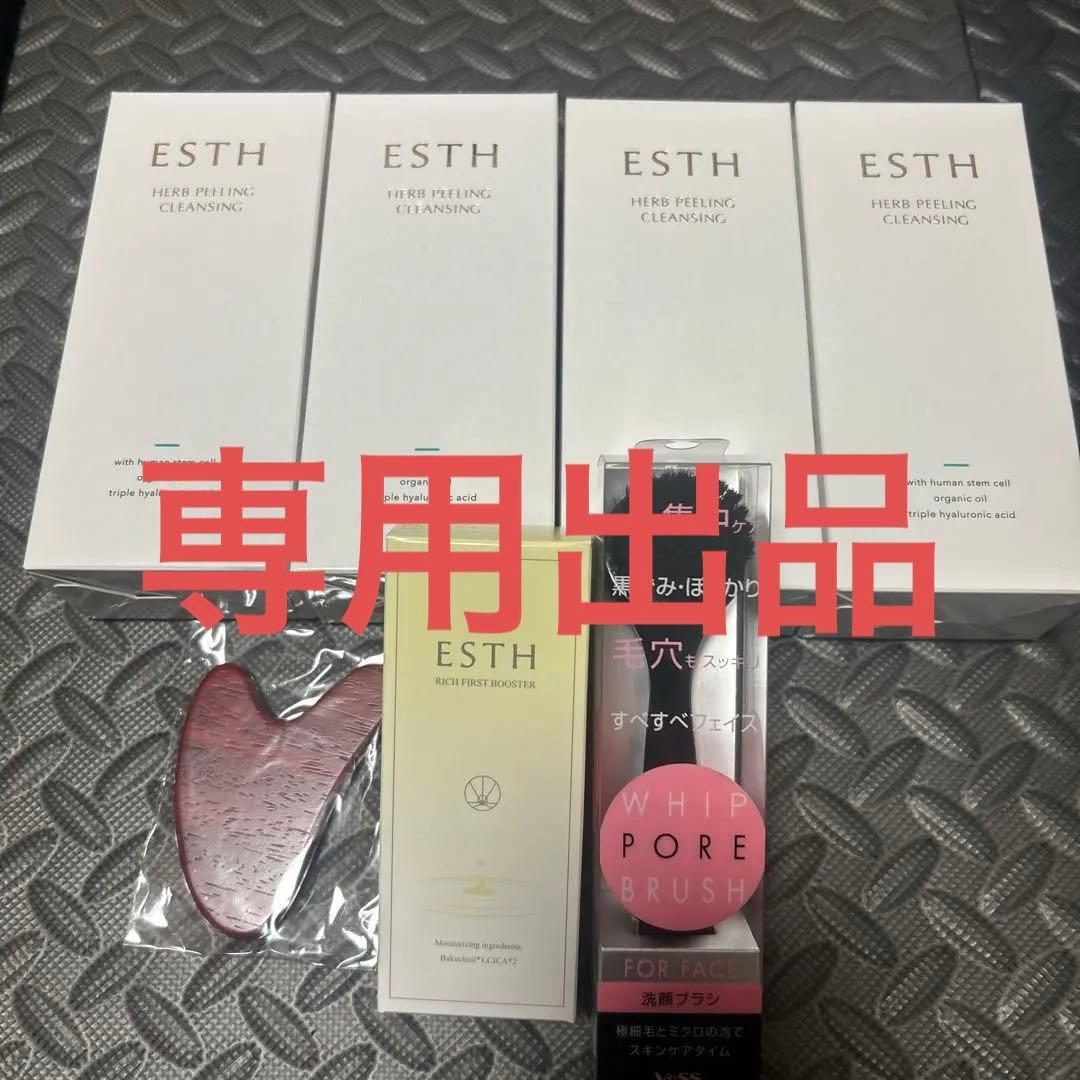 専用様 ESTH ハーブピーリングクレンジング 4個セット 他付属品付き