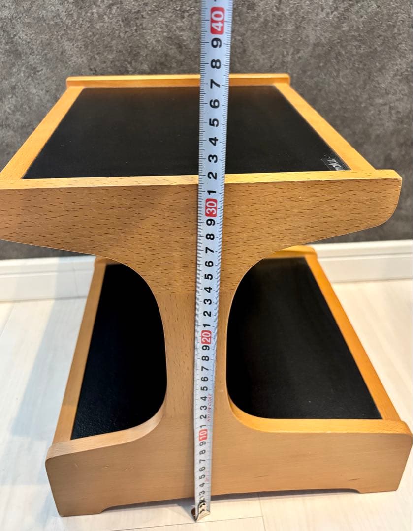 カリモク コロニアル 卓上電話台 小物置き 昭和レトロ