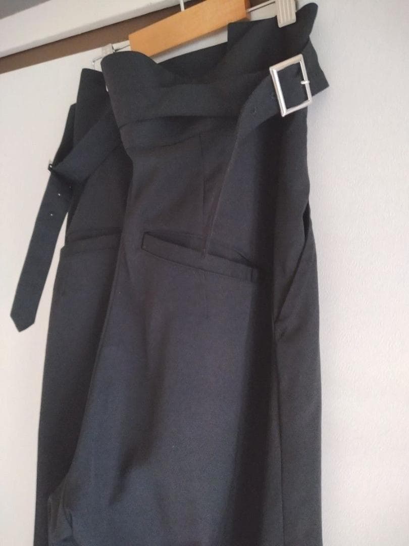 ☆美品☆Yohji Yamamoto LIMI ベルテッドパンツ フェイスロゴ