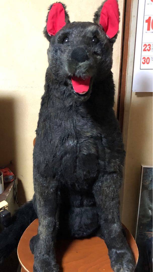 値引き！大特価！大型犬ぬいぐるみ 黒