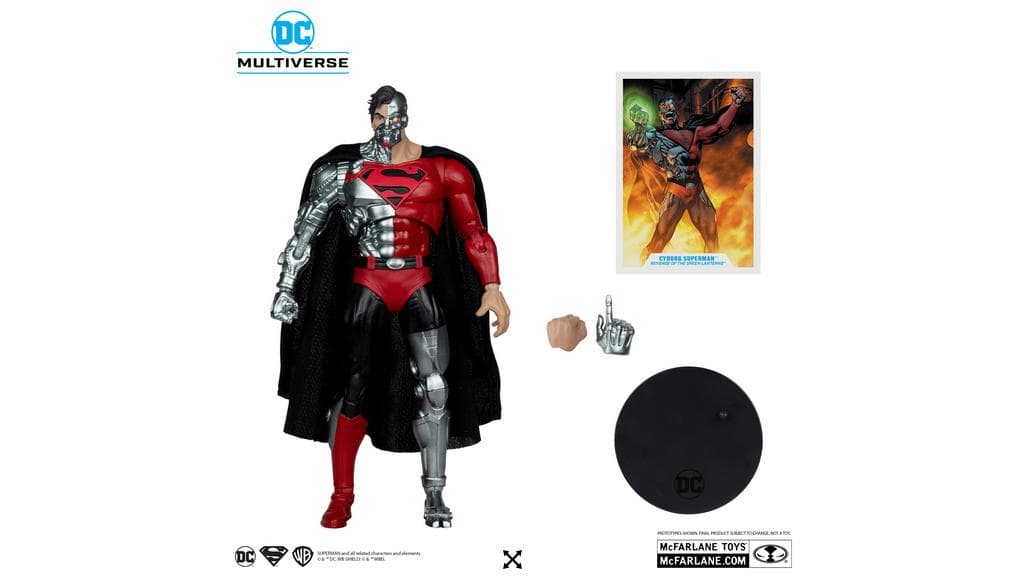 【マクファーレントイズ】新品 正規品 DCマルチバース サイボーグ スーパーマン